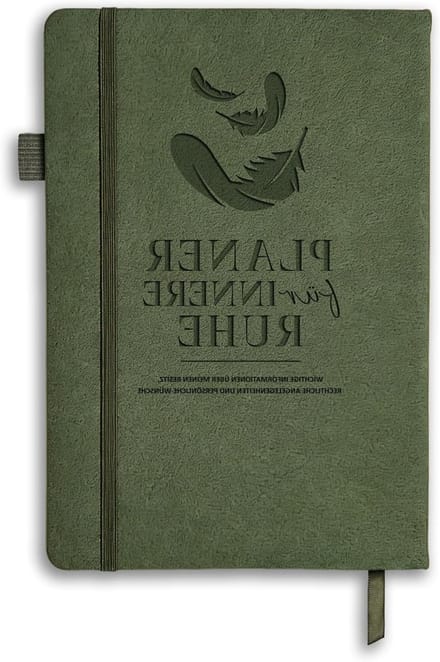 Einde van het Leven Planner met Groene Veer - Persoonlijke Planning, Organisatie en Herinneringen