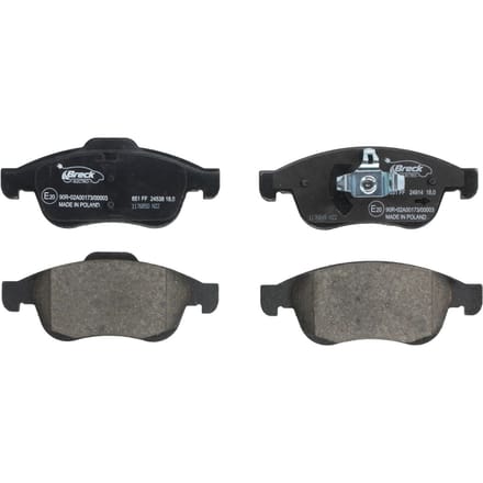 Remblokset BRECK 24914 00 651 00, voor