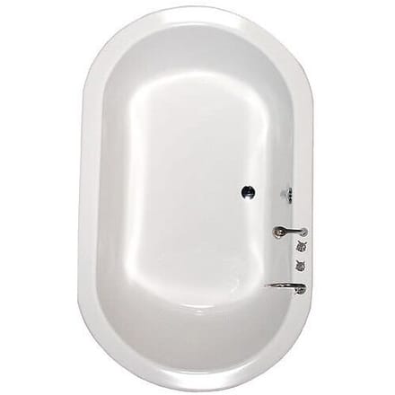 Caribia Riviera Oval Bathtub 188 x 115 cm