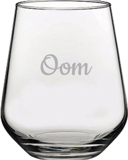 Gegraveerde Drinkglas 42,5cl Oom