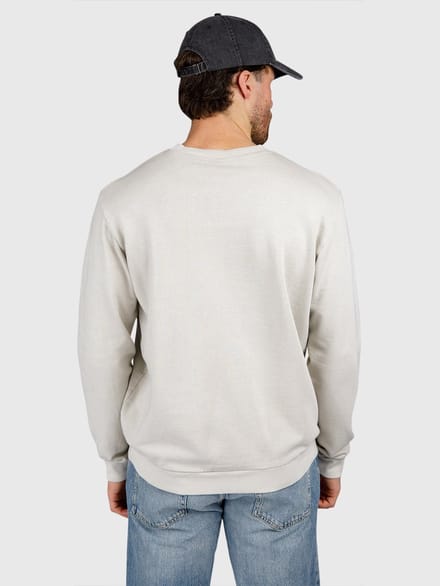 Brunotti - Esseries - Sweater Feather Grey - Heren - 100% Katoen - M