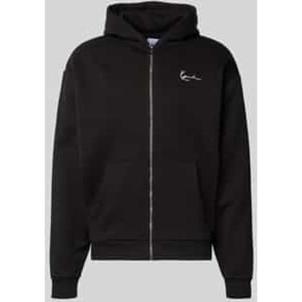 Regular fit sweatjack met logostitching, model 'Chest'