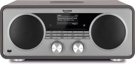 TechniSat DIGITRADIO 602 internetradio met DAB+ - antraciet/zilver