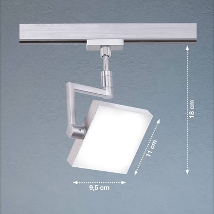 FISCHER & HONSEL Spot 70013 voor HV-Track 4, 3-traps dimbaar