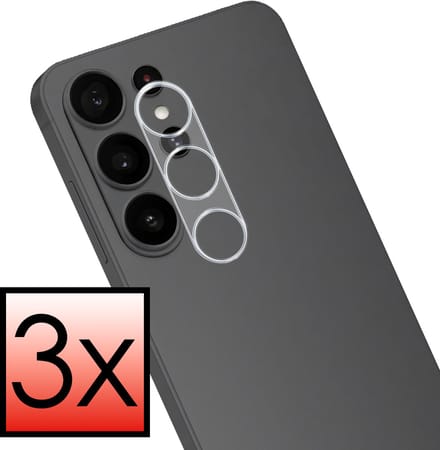Camera Lens Protector - 3 Stuks - Geschikt voor Samsung Galaxy S26 Ultra - Camera Screenprotector - Beschermglas - Gehard Glas - Tempered Glass - Screen Protector
