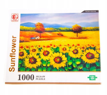 Puzzel 1000 Stukken: Zonnebloem Heuvel