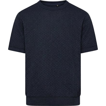 Duck and Cover Heren Mataso Jacquard T-shirt (Blauw)