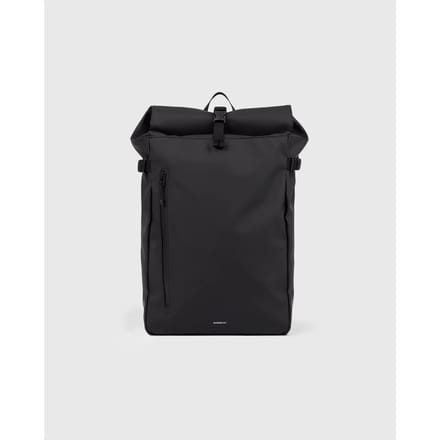 Sandqvist Stream Slim Rolltop L Black Rugzak