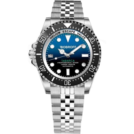 Montre BOBROFF BF0003iJ. Automatique, Couleur bleue. Homme. black