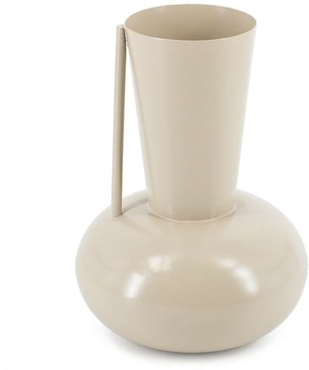 Metalen vaas sand