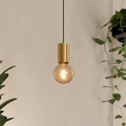 EGLO Pozueta 1 Hanglamp - E27 - Ø 6,5 cm - Goud - Staal