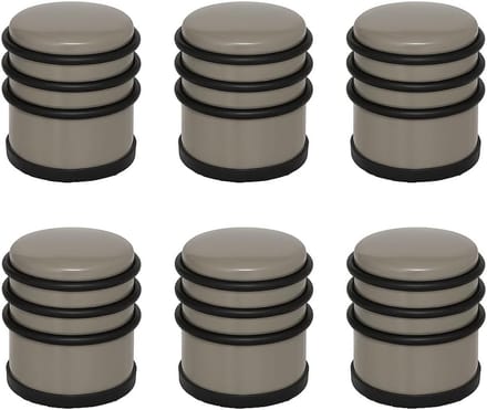 WEB2O Deurstopper - Taupe Metaal - Set van 6
