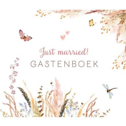 Just Married! - Gastenboek (Boho) - ZNU
