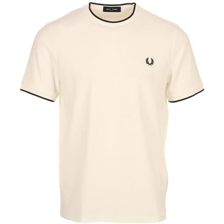 Fred Perry Trim Detail Crepe Pique T-Shirt