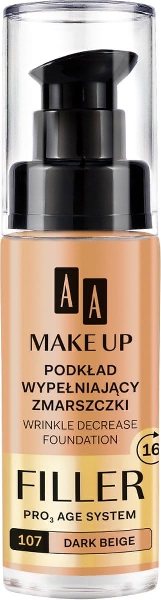 Make Up Filler Rimpelverlagende Foundation Pro Age System 107 Donker Beige 30ml