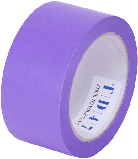 TD47 Maskeertape Low-Tack 50mm x 50m Paars