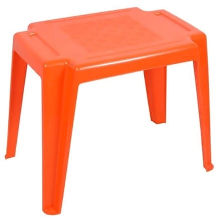 Ołer Lolek Serie - Plastic Kindertafel - Oranje - Tuin - Weerbestendig