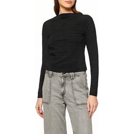 s.Oliver  T-shirts Black Taglia: 44 | Maglie a manica lunga Outlet | Donna | Nero