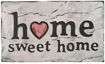 MD Entree - Deurmat - Schoonloopmat - Ecomat - Sweet Home - 46 x 76 cm