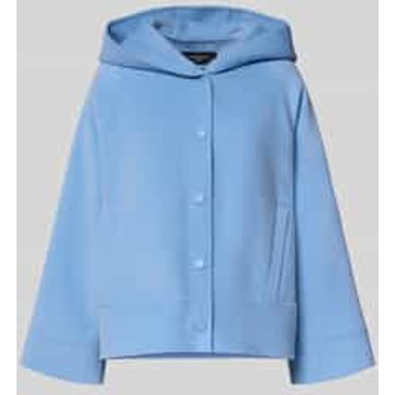 Boxy fit wollen jack met capuchon model 'OLIATO'