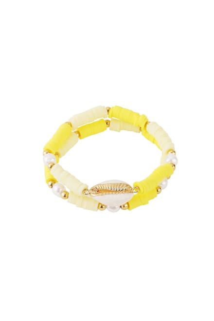 Goudlief Bloesem schelp armband - Verkleurt niet - Cadeau -