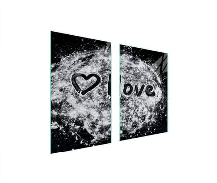 TMK ArtDeko - Snijplank - Glas - 65x52cm - Hartvormig - Veelzijdig Gebruik