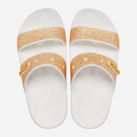 Crocs Classic Glitter Sandalen Sorbet Oranje Maat 36/37 US M4/W6