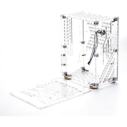 Petit boîtier d'ordinateur Portable, coque en plexiglas, boîtier Compact pour ordinateur de bureau, carte mère mini-itx transparent