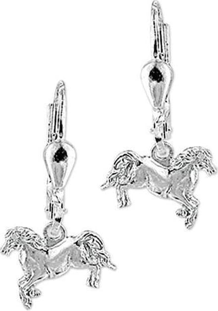 Zilveren Gerhodineerde Oorhangers paard - 1323219