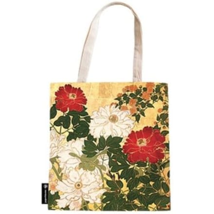 Paperblanks canvas tas met rits - rinpa florals natsu