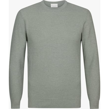 Profuomo Pullover Crewneck Structure Grey  XL