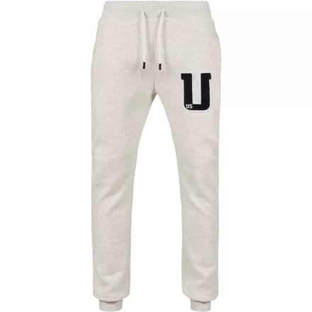 Urban Classics Heren joggingbroek -M- Frottee Patch Grijs