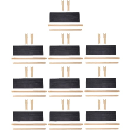 10 Sets Bijenkorf Raam Fondamenten Kit Honingbijen Rame met Bijenwas Gecoat Voedselkwaliteit Fondament beige