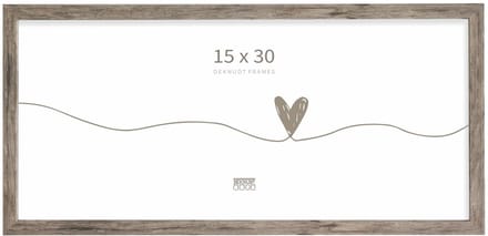 Deknudt Frames fotolijst S45RH7 - grijs-beige - hout - 15x30 cm