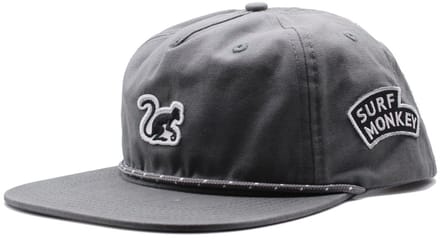 5-panel pet met trekkoord voor heren/dames - 100% biologisch katoen - One size (grijs)