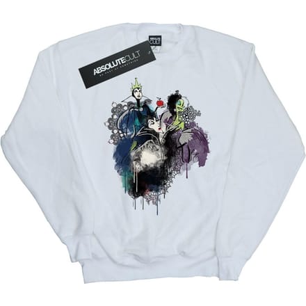 Disney Dames/Dames Schurken Sweatshirt (Wit)