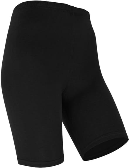 Dames short legging van katoen – Black – XXXL