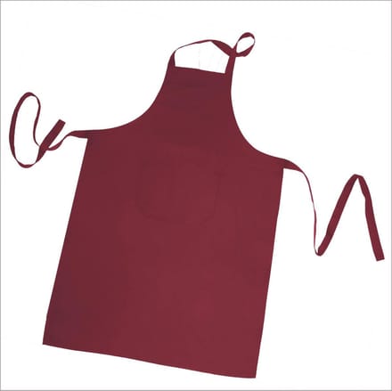 Homéé Horeca suite Keukenschorten BBQ BIB Apron 240g. p/m2 Bordeaux Rood 70x100 cm - 2 stuks