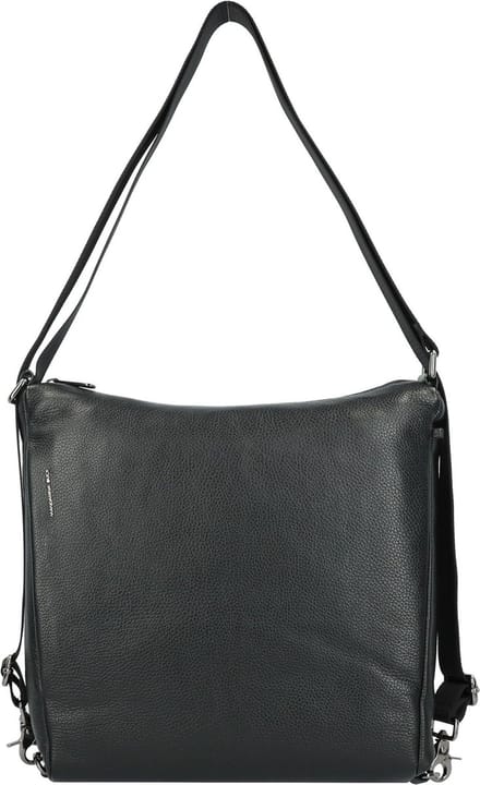 MANDARINA DUCK Leren Schoudertas Rugzak Mellow Leather Shoulderbag Nero Zwart