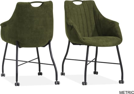 MX Sofa Eetkamer stoel Metric | kleur: Mos