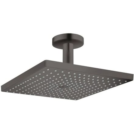Hansgrohe Raindance e Hoofddouche m plafondarm - 30cm - geborsteld zwart chroom