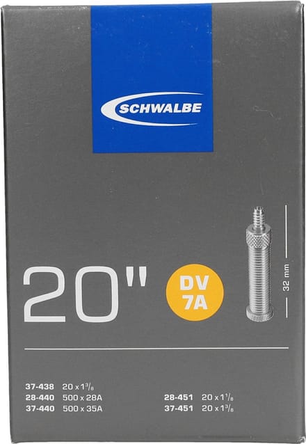 Binnenband Schwalbe DV7A 20 / 28/37-438/451 - 32mm ventiel