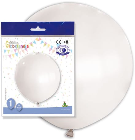 GLOBOLANDIA - Reusachtige witte ballon