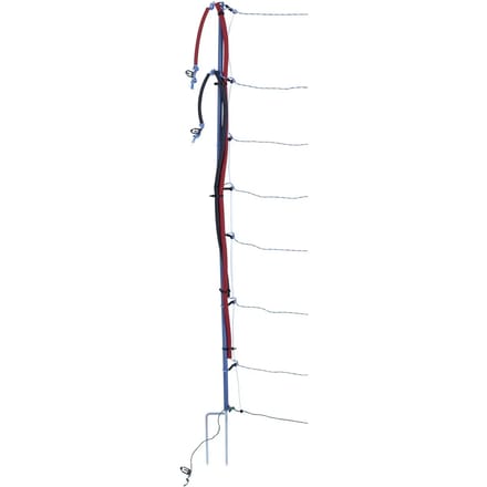 AKO Wolvennet 122 cm dubbele punt 50 m wit/blauw TitanNet Premium Vario
