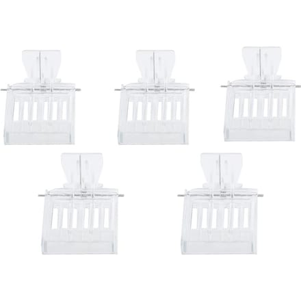 Lot de 5 pinces en plastique pour attraper les reines, cage pour attraper les abeilles, outil d'apiculture white