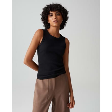 Slim fit tanktop van katoenmix model 'Ilesso'