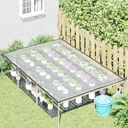 vidaXL - Doorzichtig - zeildoek - met - zeilringen - 2x3 - m - polyethyleen