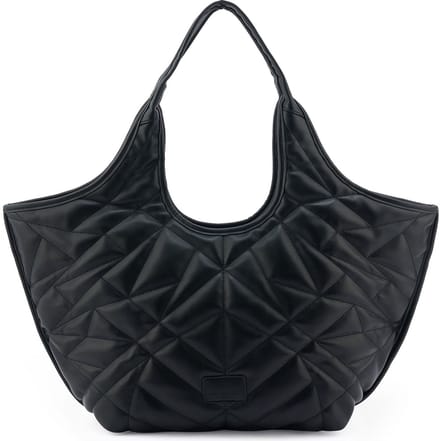 SEIDENFELT MANUFAKTUR shopper Huuvari Shopper Black zwart