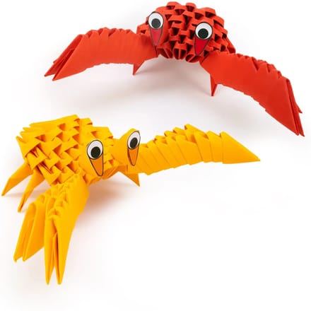 Origami 3D krab HQ-Invento