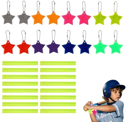 Dailygoods- Waarschuwingsstickers Set van 36 - Hoge zichtbaarheid